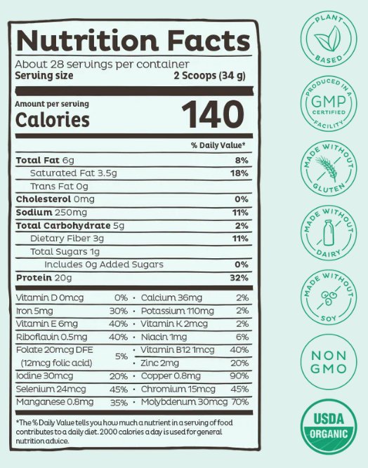 CampusProtein.com - Kos Organic Plant Protein - | Delivery near me in ... Farm2Me #url#