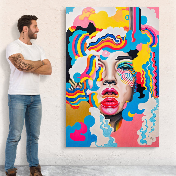 Canvas Print Candy Face