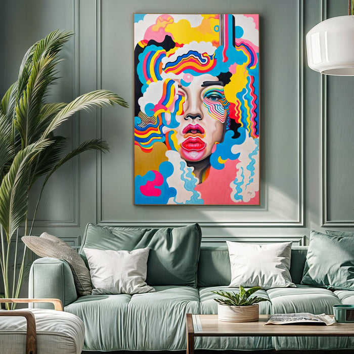 Canvas Print Candy Face