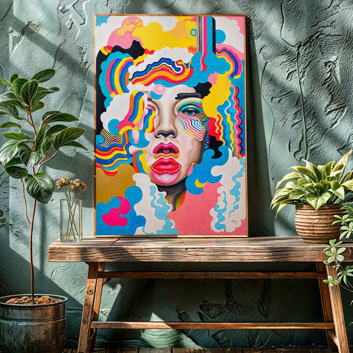 Canvas Print Candy Face