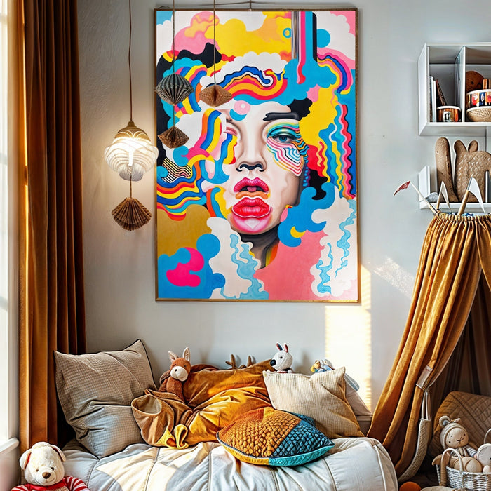 Canvas Print Candy Face