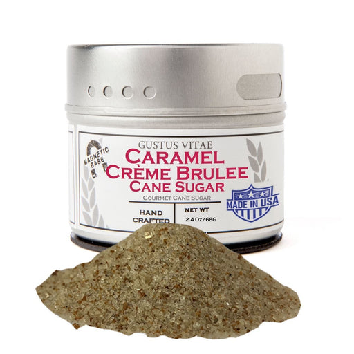 Caramel Crème Brûlée Cane Sugar Gourmet Cane Sugar Gustus Vitae