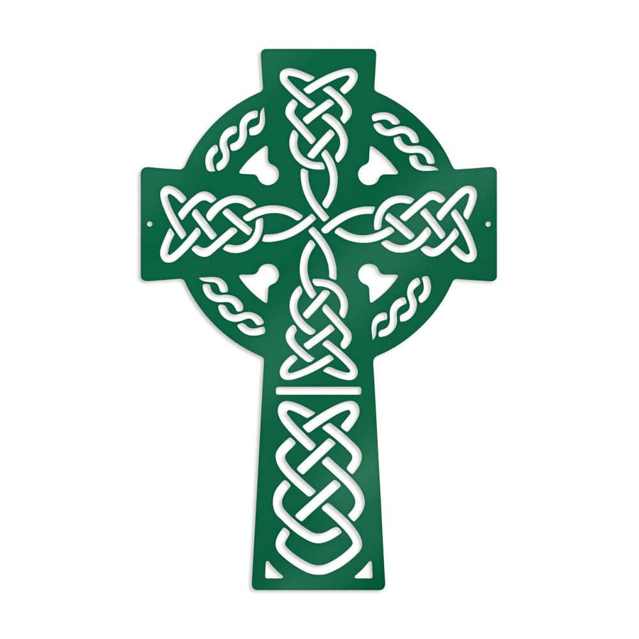 Celtic Knot Cross - Metal Decor Sign