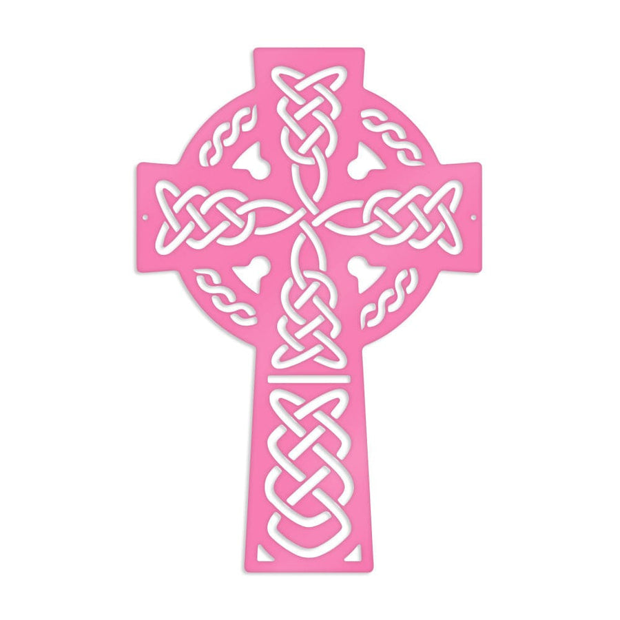 Celtic Knot Cross - Metal Decor Sign