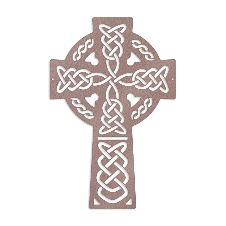 Celtic Knot Cross - Metal Decor Sign