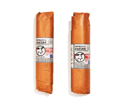 Charlito's Cocina - Charlito’s Cocina Cerveza Seca - Dry Cured Beer Salamis - 16 x 5oz - Meat | Delivery near me in ... Farm2Me #url#
