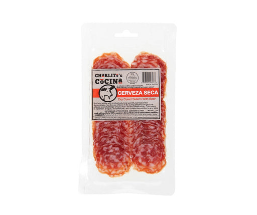 Charlito's Cocina - Charlito’s Cocina Cerveza Seca - Dry Cured Beer Salamis (Presliced) - 15 x 3oz - Meat | Delivery near me in ... Farm2Me #url#