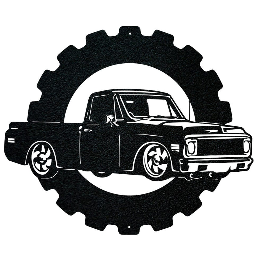 Chevy Classic Truck - Metal Car Collection Sign