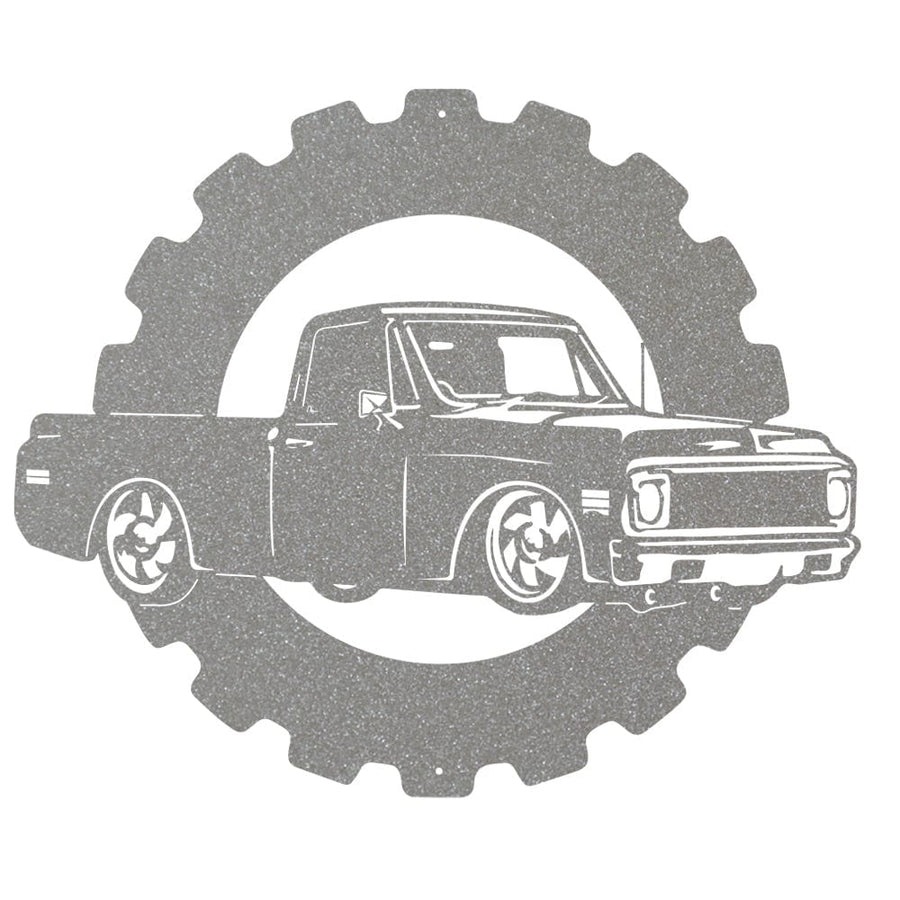 Chevy Classic Truck - Metal Car Collection Sign