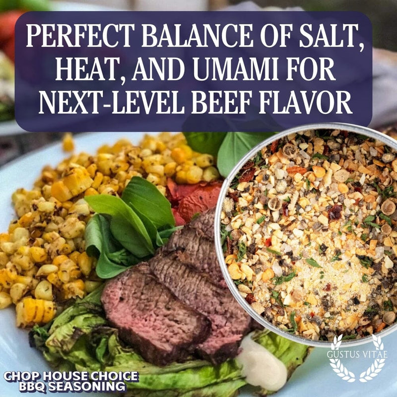 Chop House Choice BBQ Seasoning Bougie BBQ Gustus Vitae