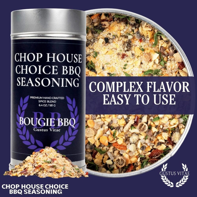 Chop House Choice BBQ Seasoning Bougie BBQ Gustus Vitae