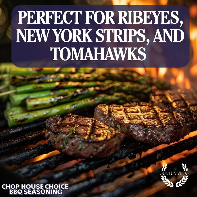 Chop House Choice BBQ Seasoning Bougie BBQ Gustus Vitae