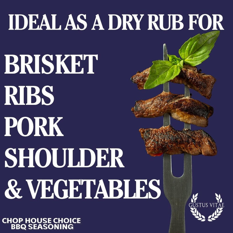 Chop House Choice BBQ Seasoning Bougie BBQ Gustus Vitae