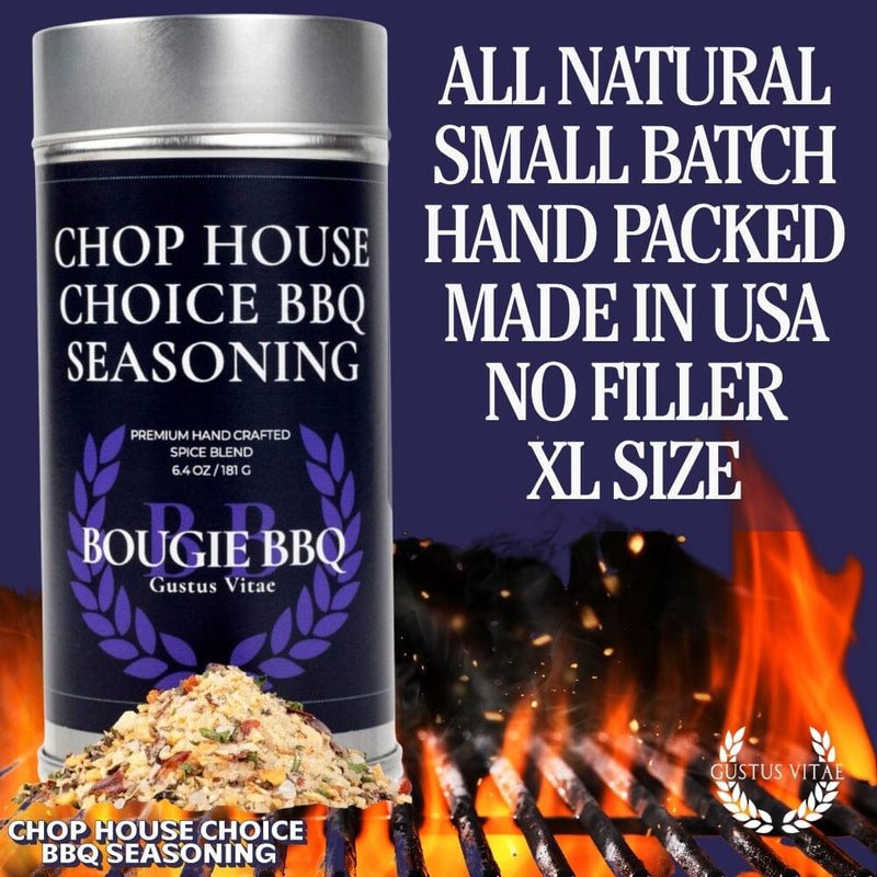 Chop House Choice BBQ Seasoning Bougie BBQ Gustus Vitae