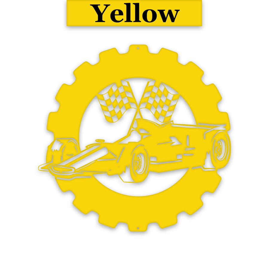 Classic Car Collection- Personalized Indy Car Metal Sign