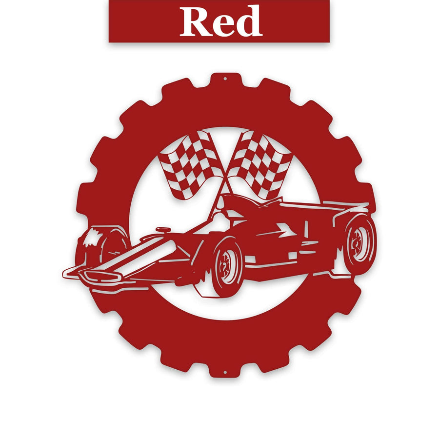 Classic Car Collection- Personalized Indy Car Metal Sign