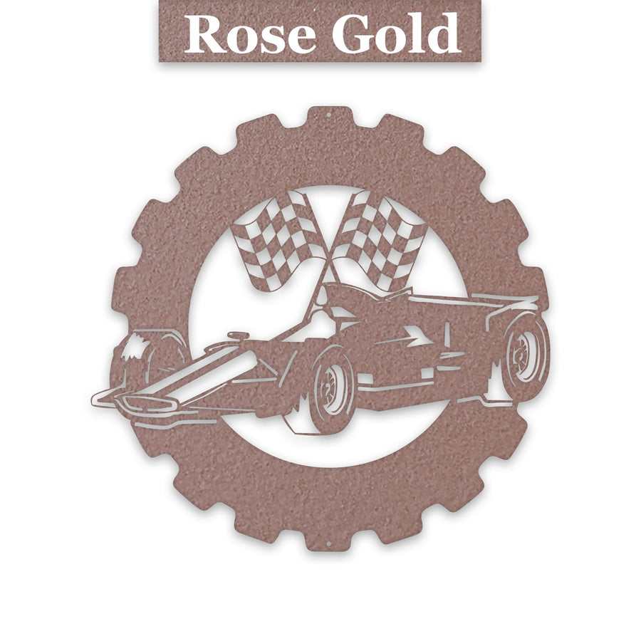 Classic Car Collection- Personalized Indy Car Metal Sign