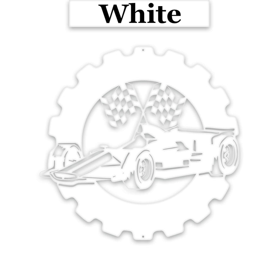 Classic Car Collection- Personalized Indy Car Metal Sign