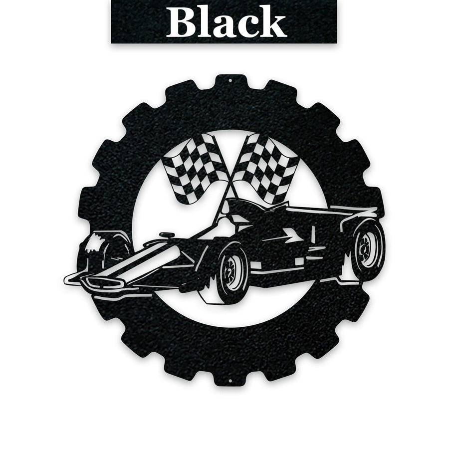 Classic Car Collection- Personalized Indy Car Metal Sign