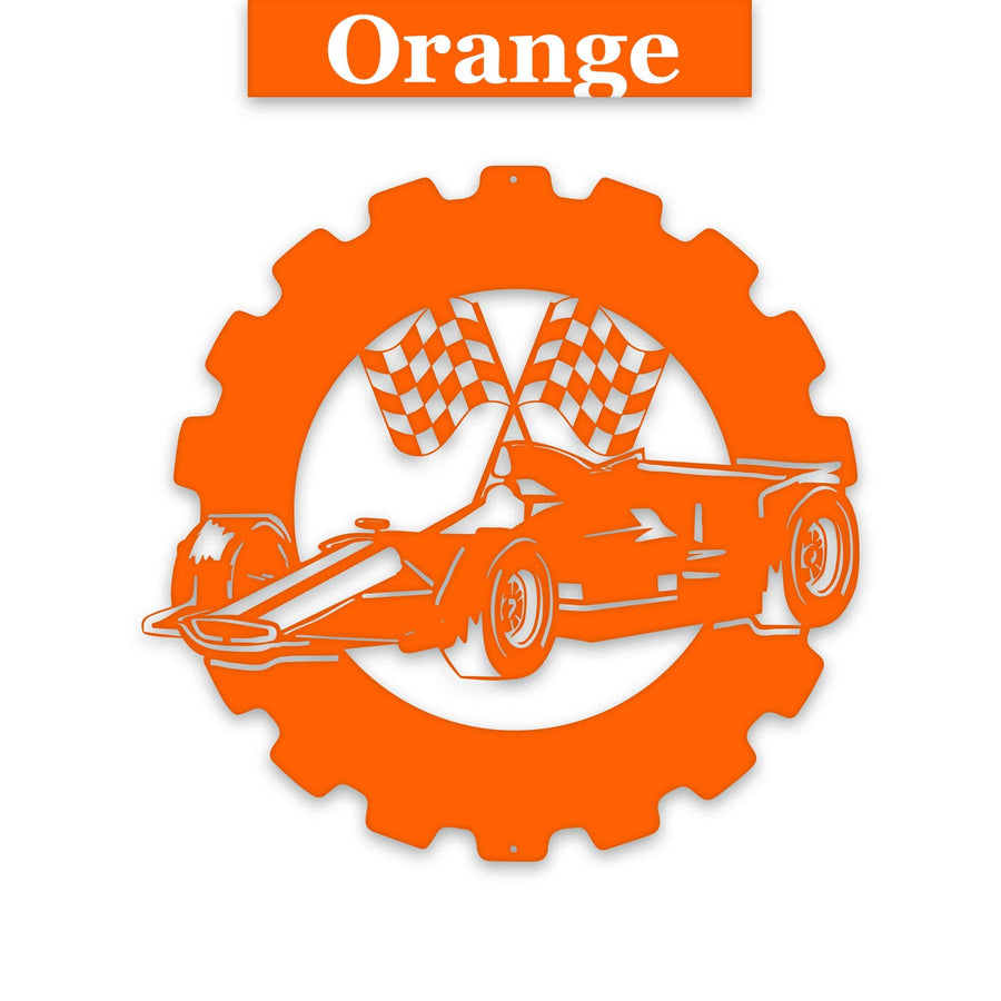 Classic Car Collection- Personalized Indy Car Metal Sign