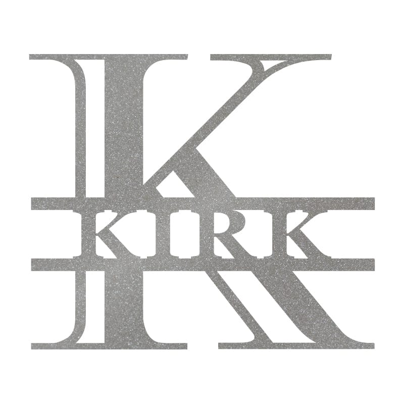 Classic Carved Letter Monogram