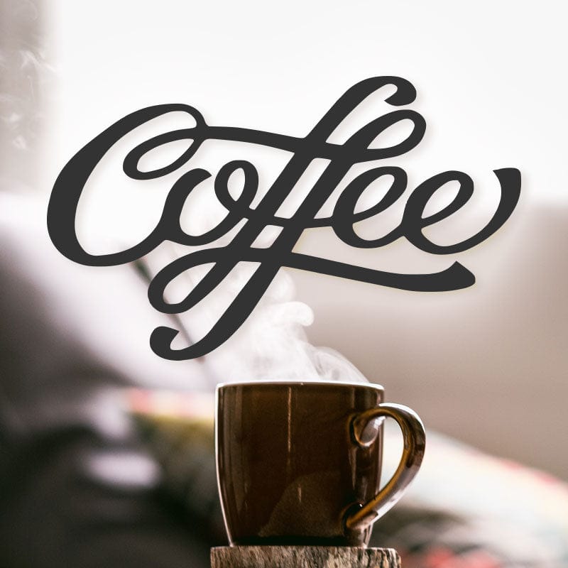 Coffee Bar Metal Sign