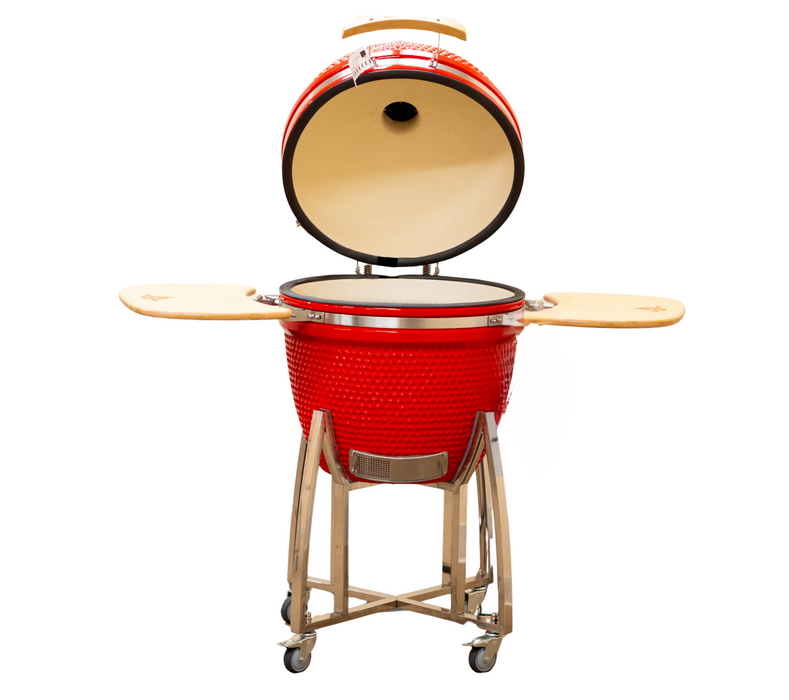 23" COALS  by Comfortbilt   Kamado Grill  Charcoal Ceramic Grill - Red