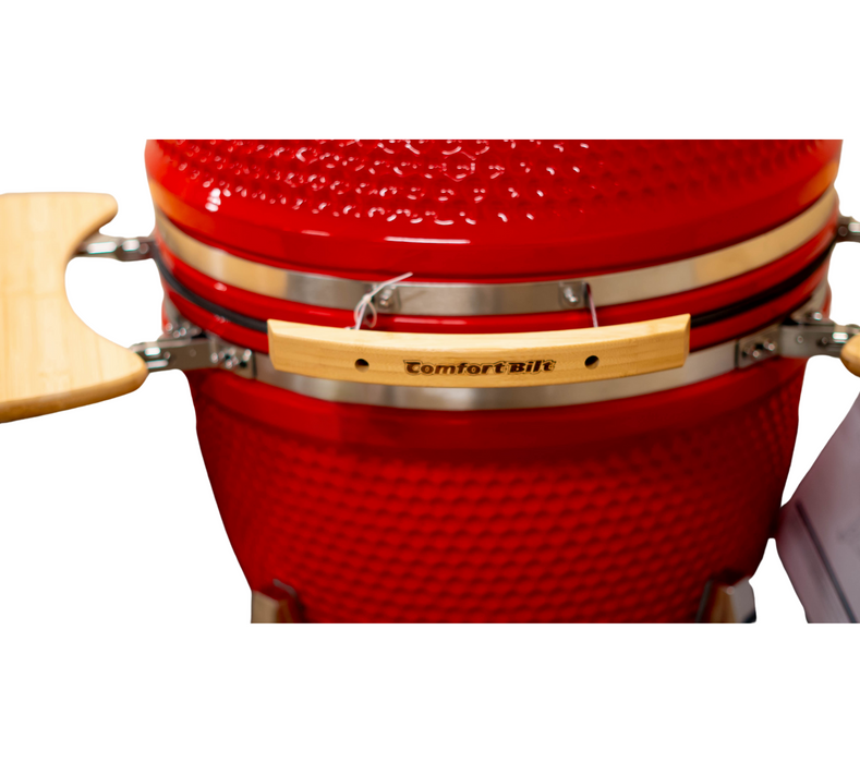 23" COALS  by Comfortbilt   Kamado Grill  Charcoal Ceramic Grill - Red