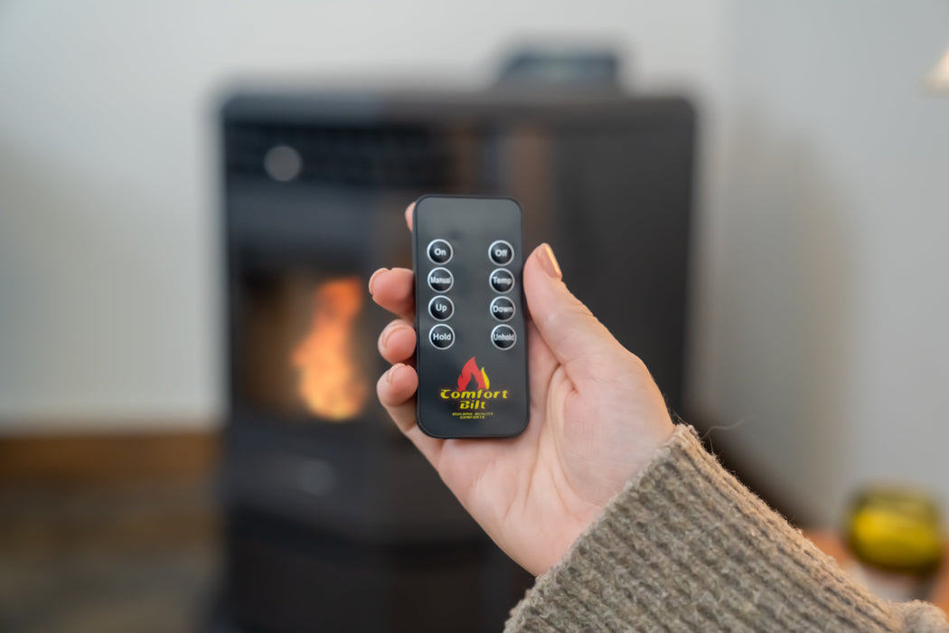 HP22 2,800 sq. ft. Pellet Stove with 55-lb Hopper in Black