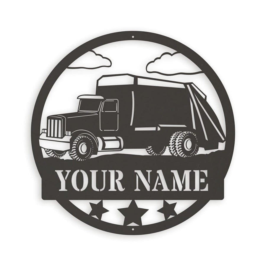 Construction Collection: Garbage Truck Monogram