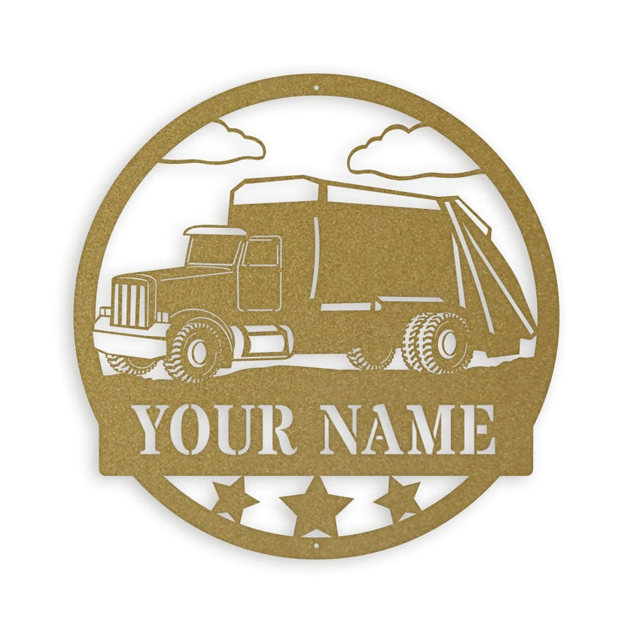 Construction Collection: Garbage Truck Monogram