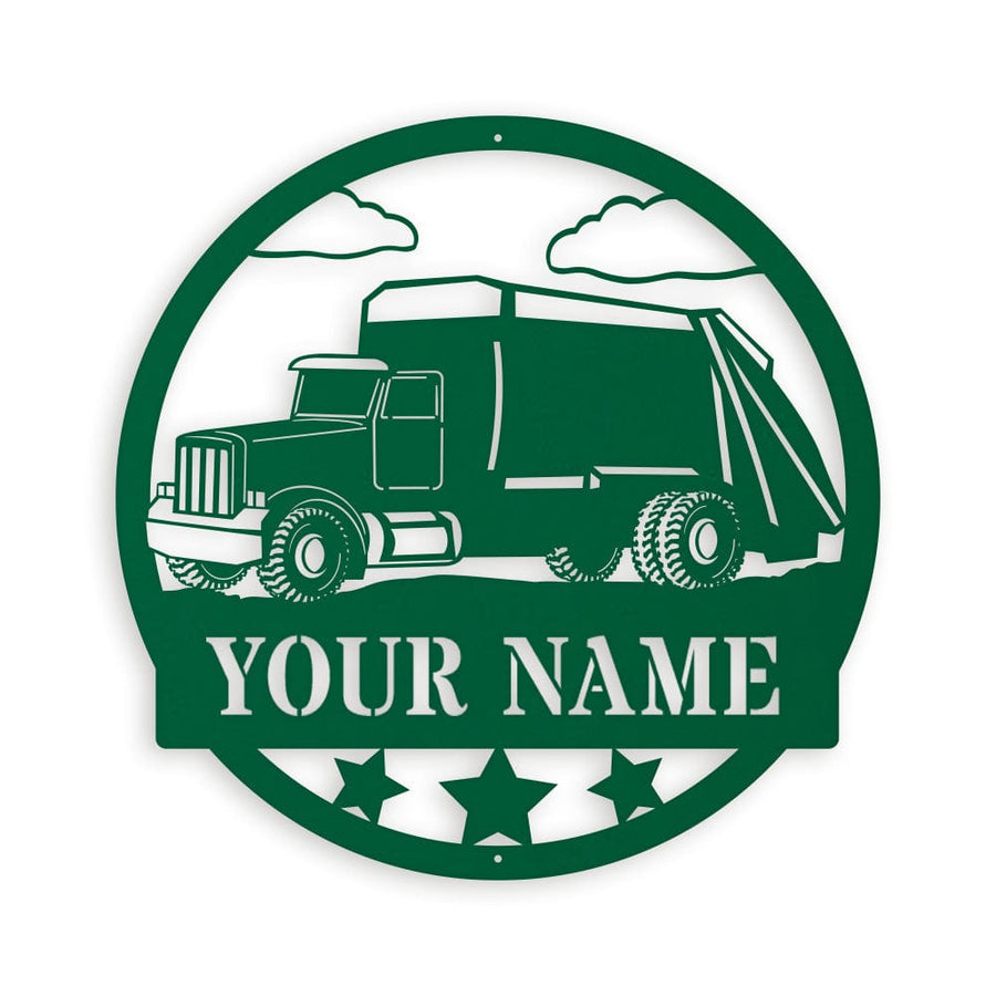 Construction Collection: Garbage Truck Monogram