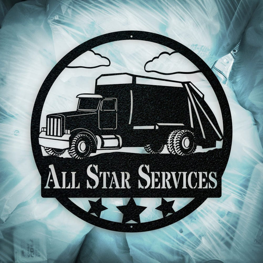 Construction Collection: Garbage Truck Monogram
