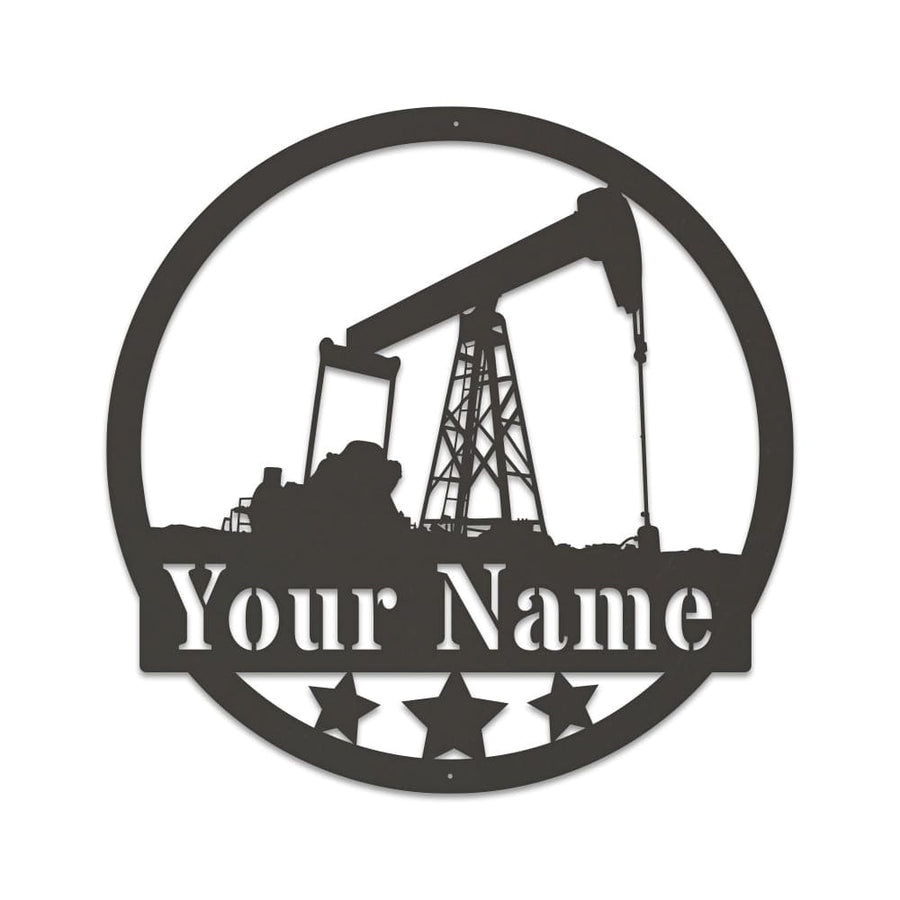 Construction Collection: Oil Rig Monogram