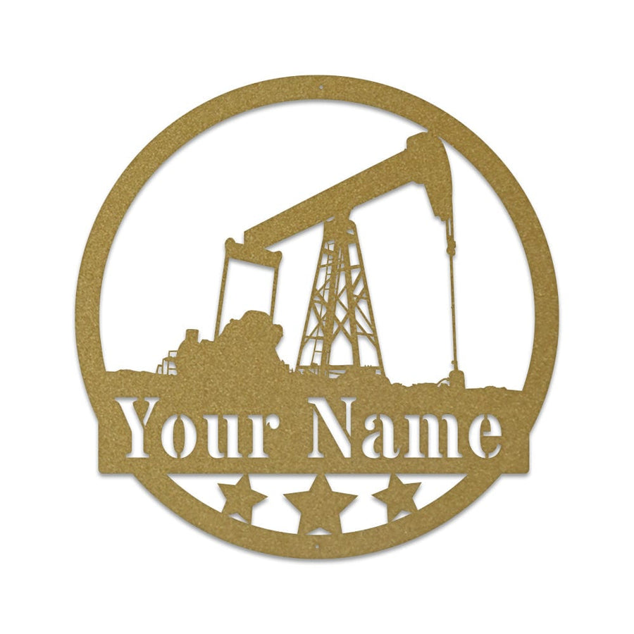 Construction Collection: Oil Rig Monogram