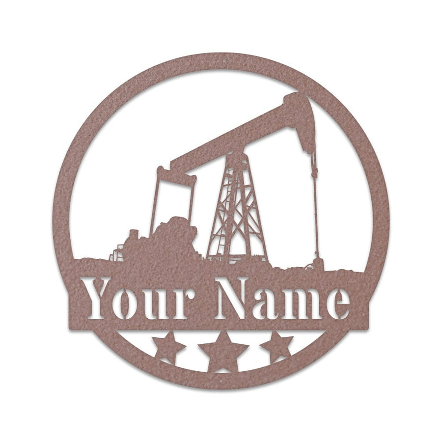 Construction Collection: Oil Rig Monogram