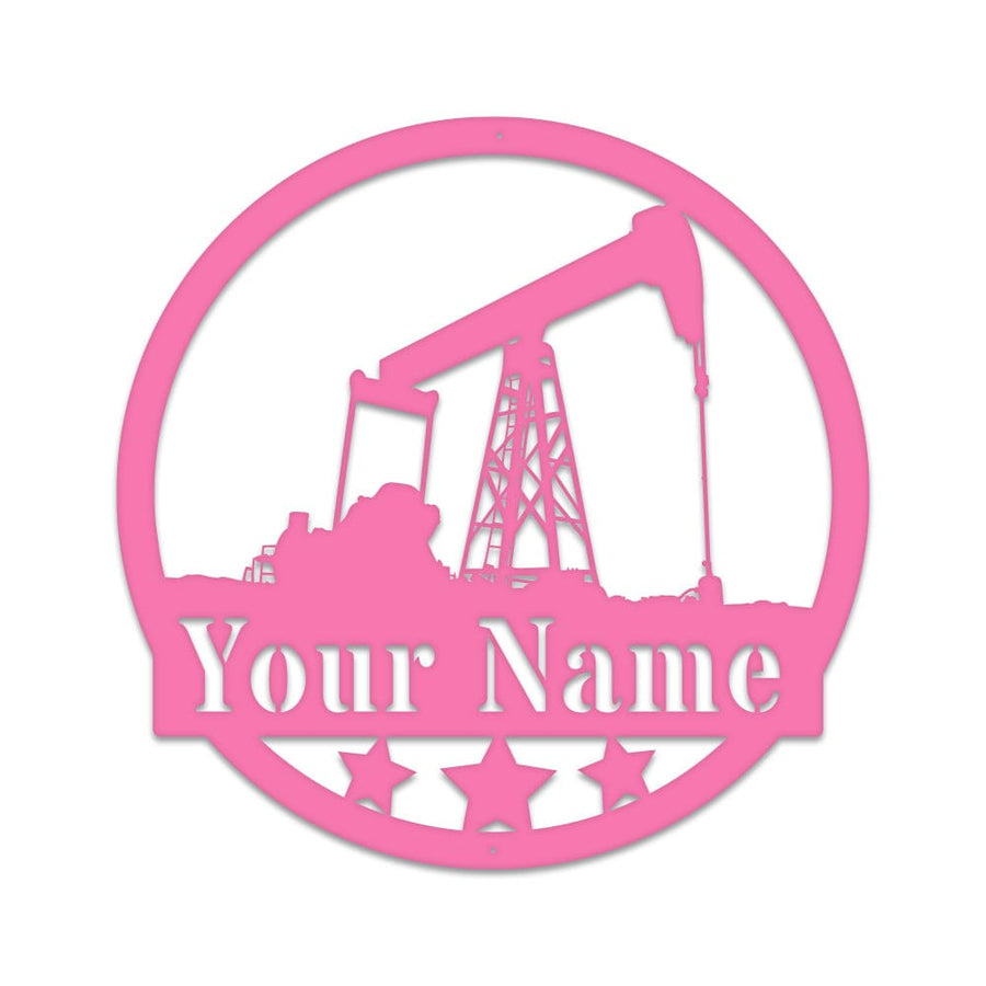Construction Collection: Oil Rig Monogram