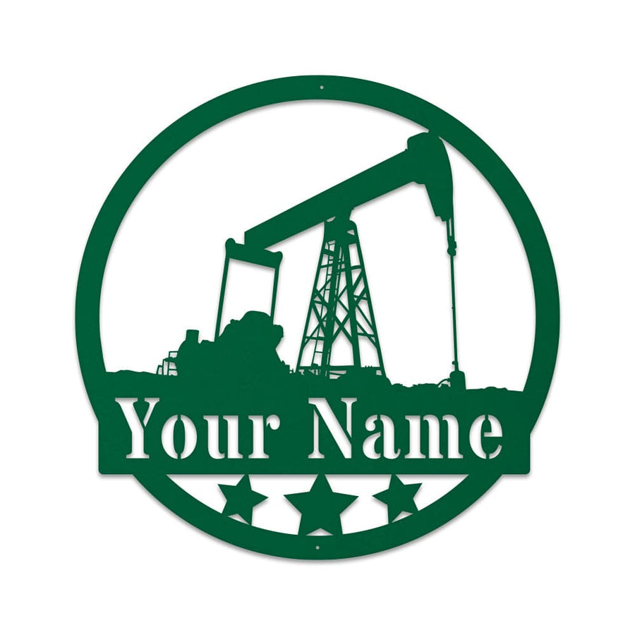 Construction Collection: Oil Rig Monogram