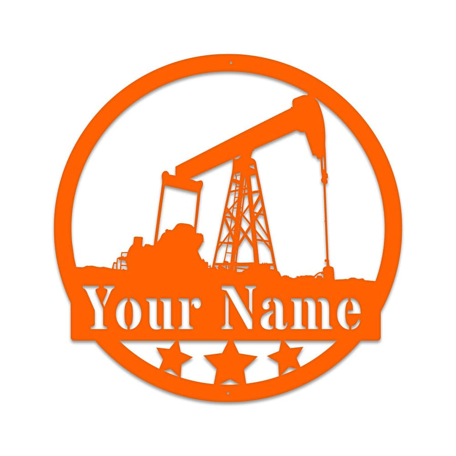 Construction Collection: Oil Rig Monogram