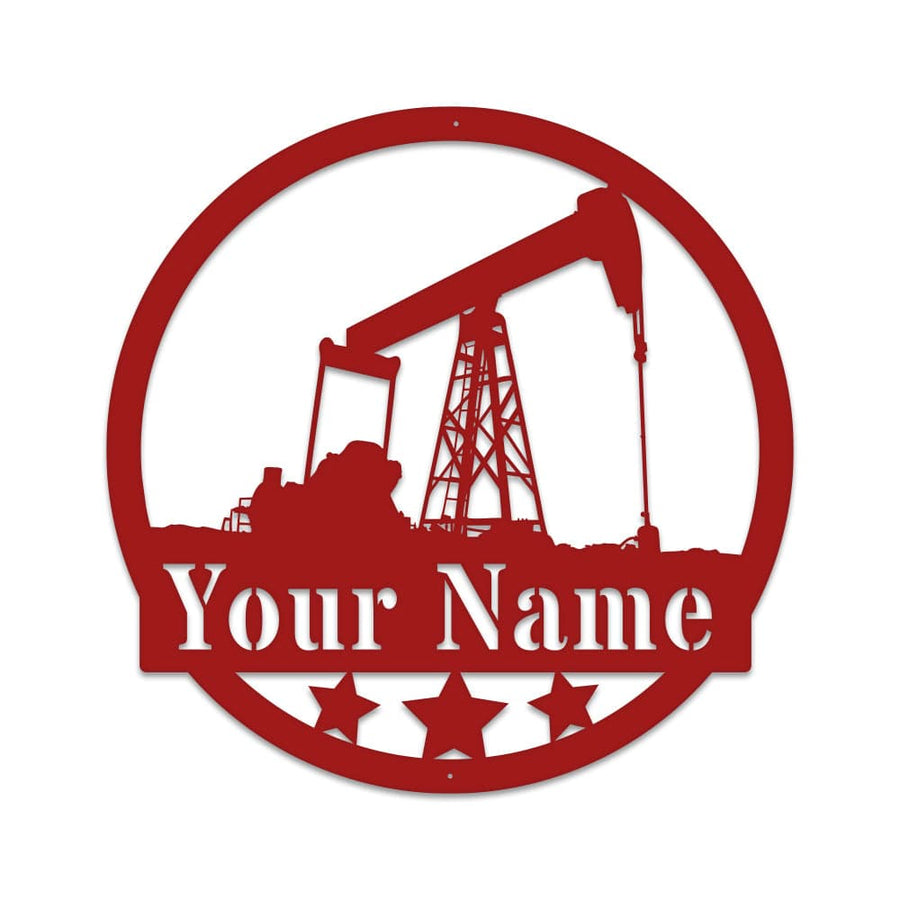 Construction Collection: Oil Rig Monogram