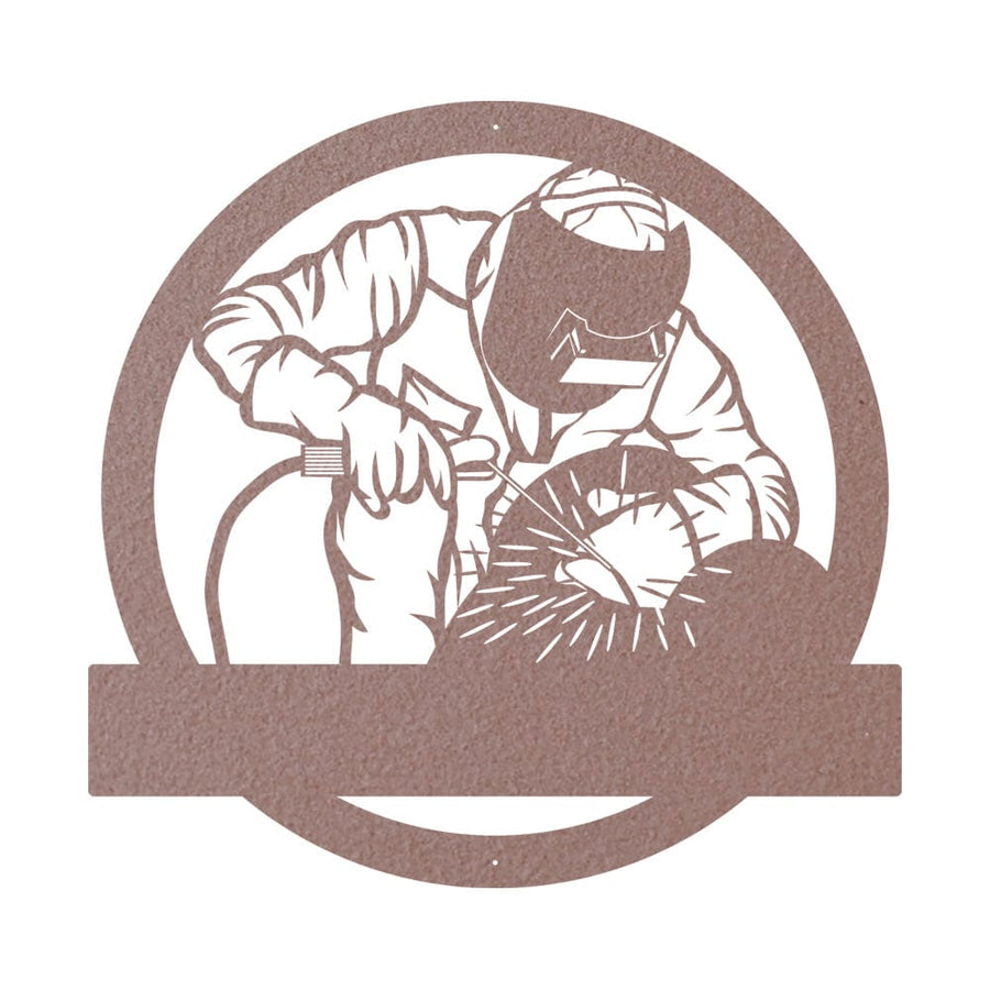 Construction Collection: Welding Monogram Sign