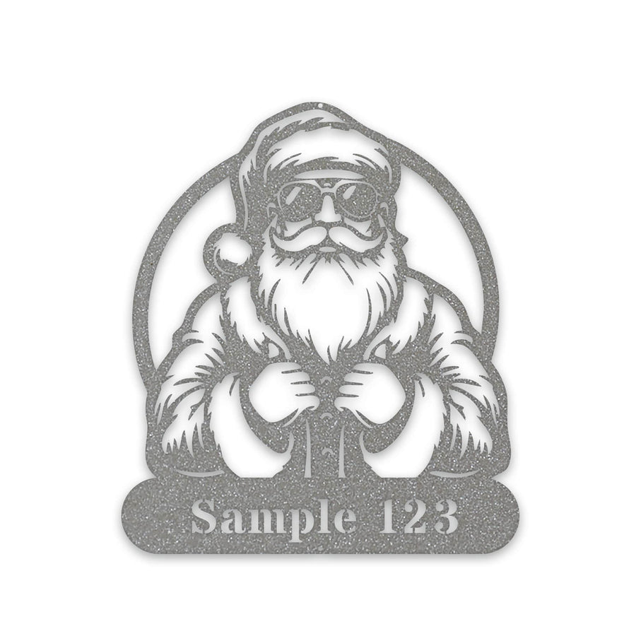 COOL SANTA Personalized Metal Sign