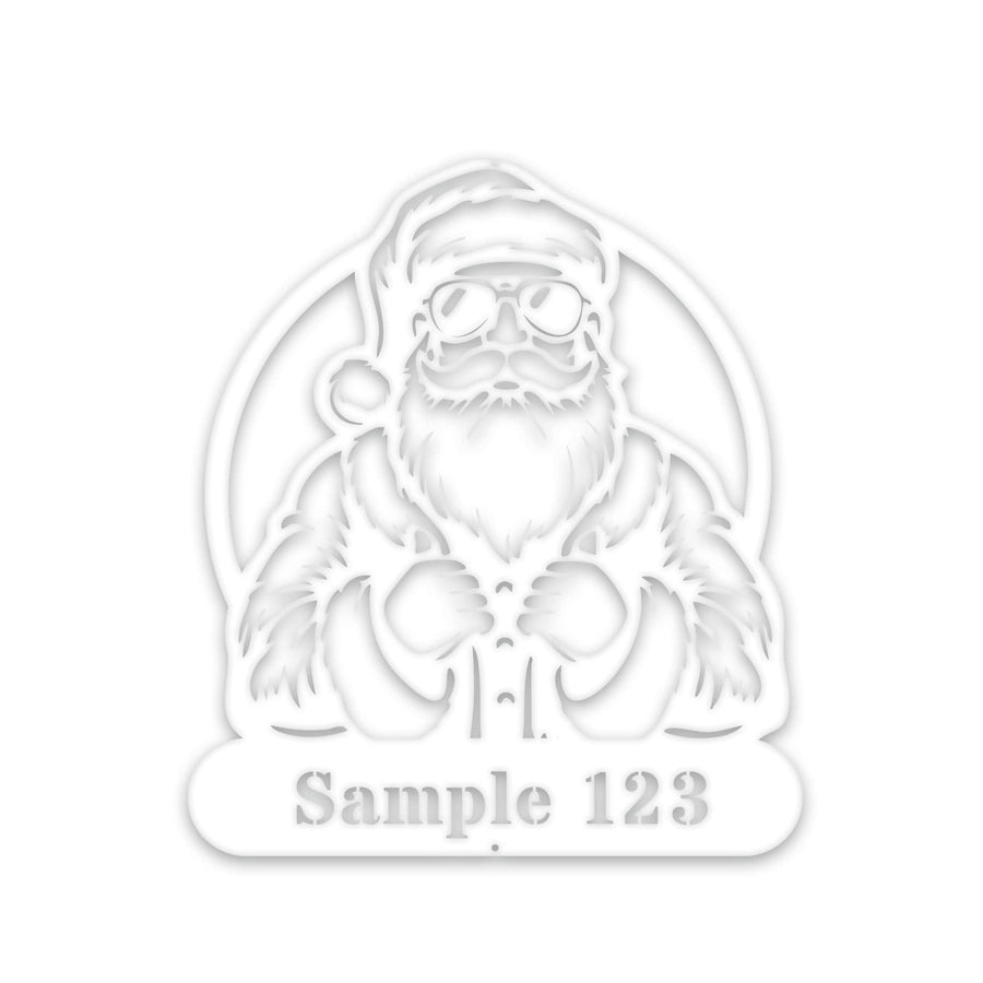 COOL SANTA Personalized Metal Sign