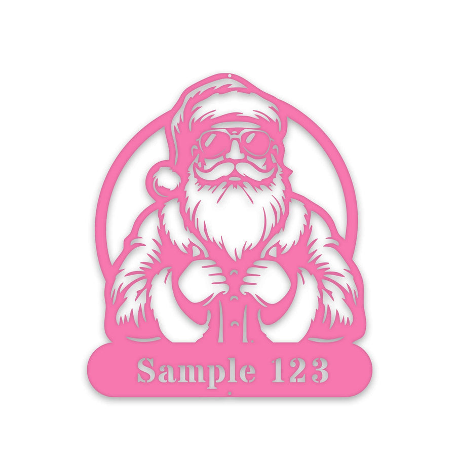 COOL SANTA Personalized Metal Sign