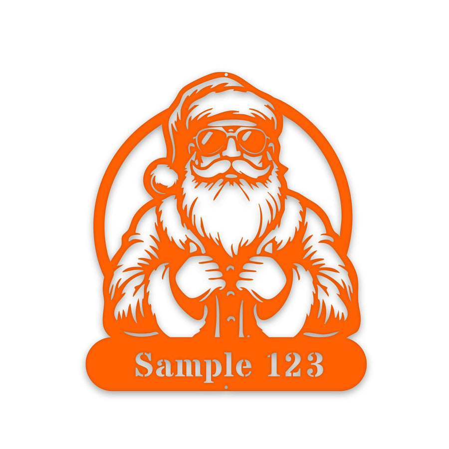 COOL SANTA Personalized Metal Sign