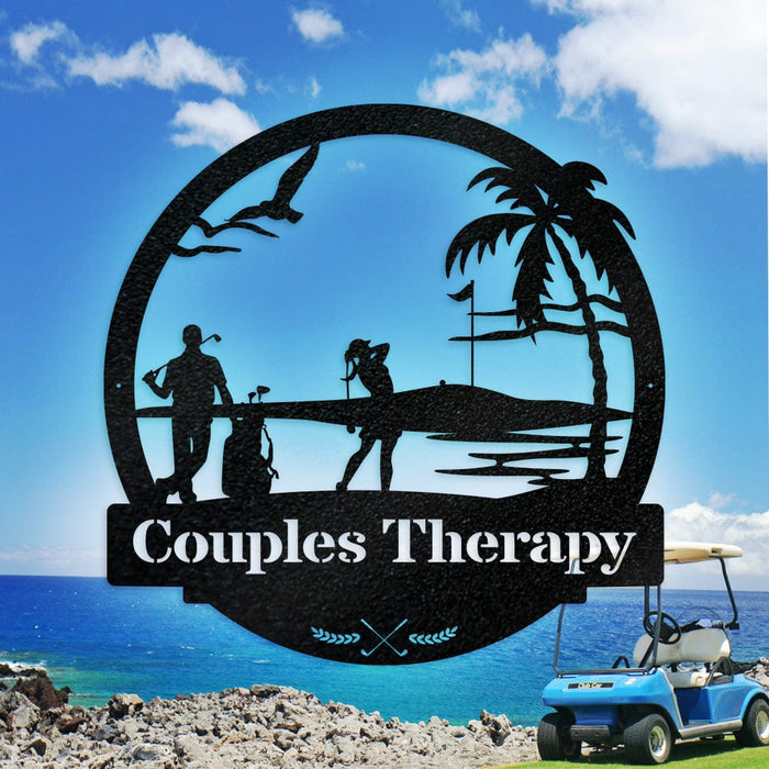 Couples Golf Monogram