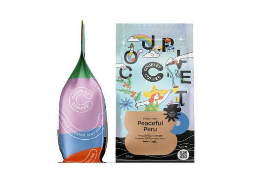 Couplet Coffee Peaceful Peru Bag, Single Origin (Light Medium Roast) - 5 LB | Couplet Coffee | Beverage | Delivery near me in ... Farm2Me Wholesale
