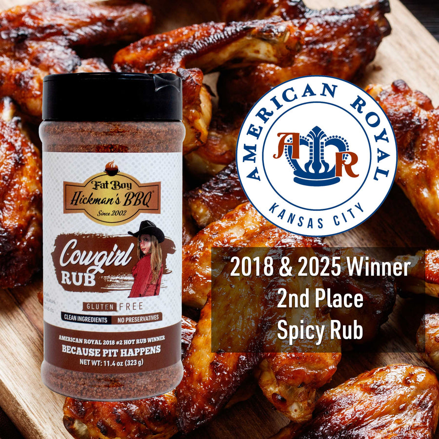 Cowgirl Gluten Free Natural Keto Friendly BBQ Rub 11.4 oz