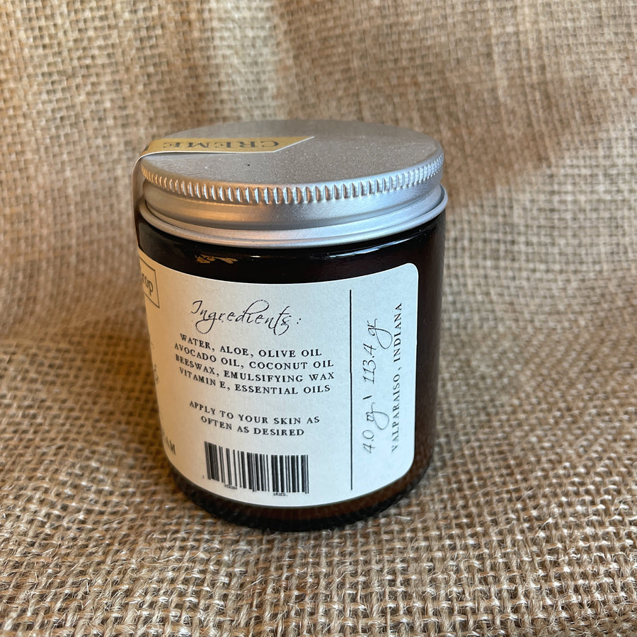 Sweet Dreams Lavender Moisturizing Skin Cream showing the ingredient or directions label