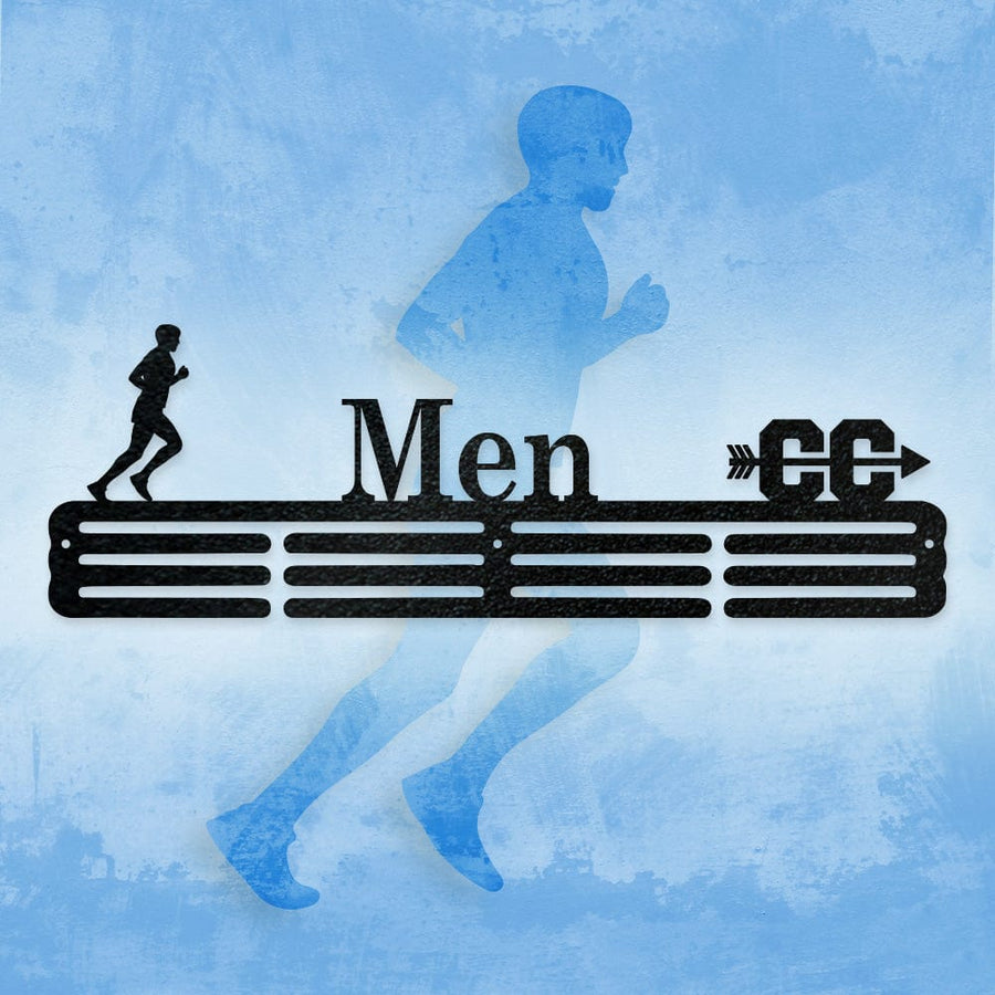 Cross Country Runner - Men's Sport Awards Medal Hanger